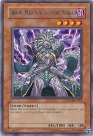 Image of Brron, Mad King of Dark World (DR04-EN082) - Dark Revelation Volume 4 Unlimited