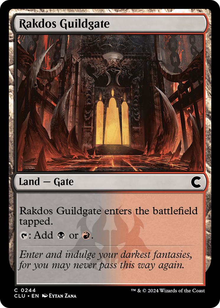Image of Rakdos Guildgate (CLU-244) - Ravnica: Clue Edition