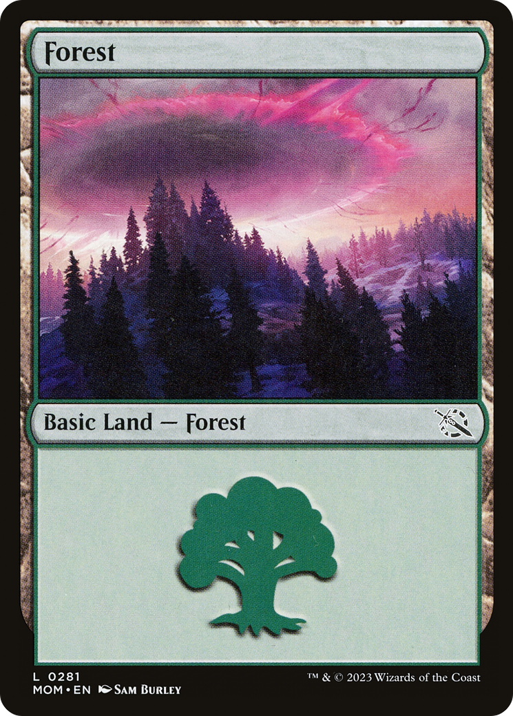 Image of Forest (0281) (MOM-281) - March of the Machine Foil