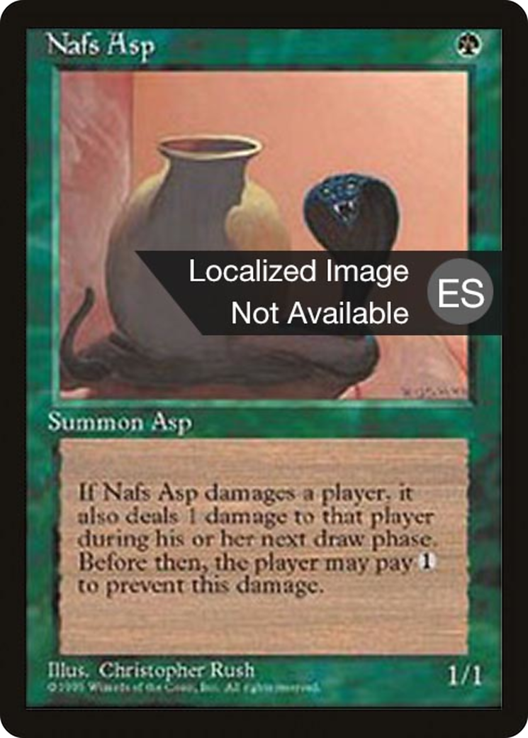 Image of Nafs Asp (4BB-) - Fourth Edition Foreign Black Border