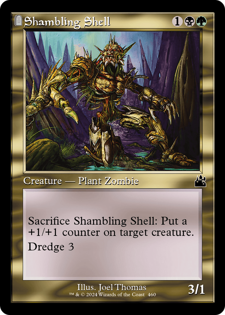 Image of Shambling Shell (Retro Frame) (RVR-460) - Ravnica Remastered: (tombstone) Foil
