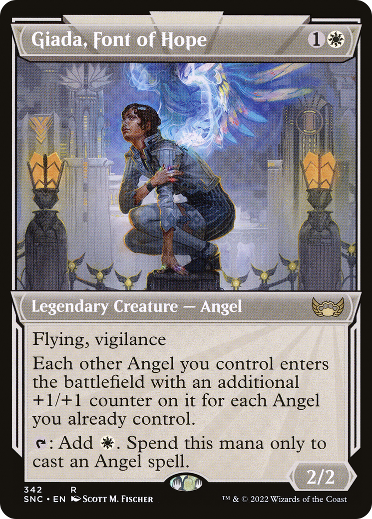 Image of Giada, Font of Hope (Showcase) (SNC-342) - Streets of New Capenna: (Showcase) Foil