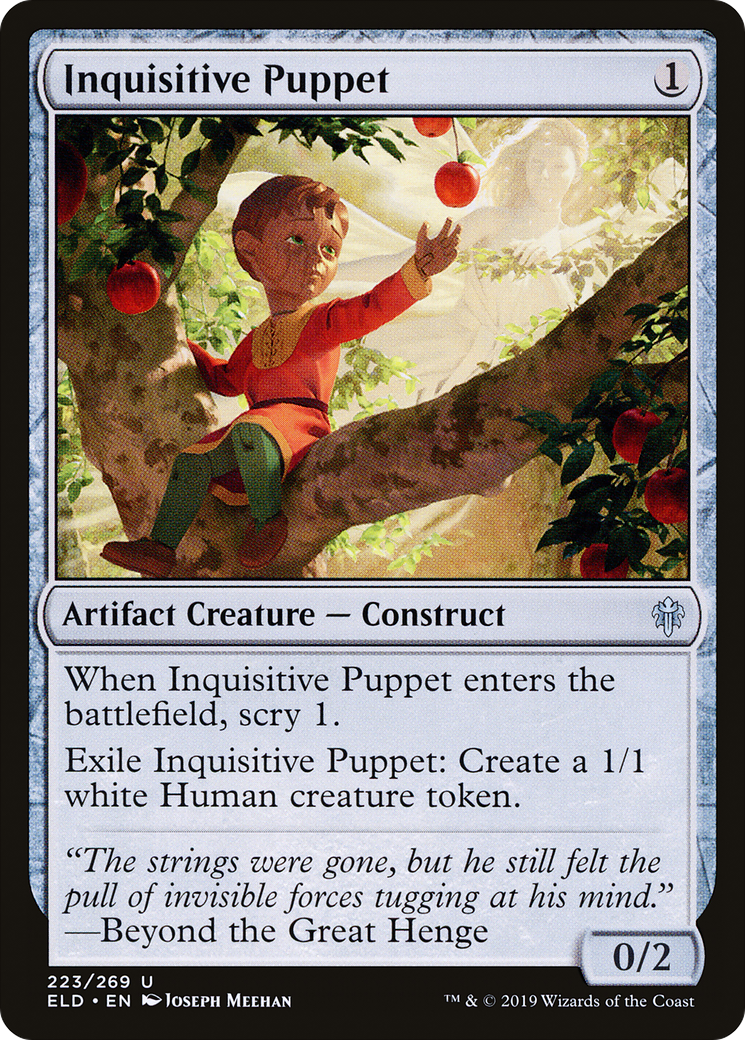 Image of Inquisitive Puppet (ELD-223) - Throne of Eldraine Foil