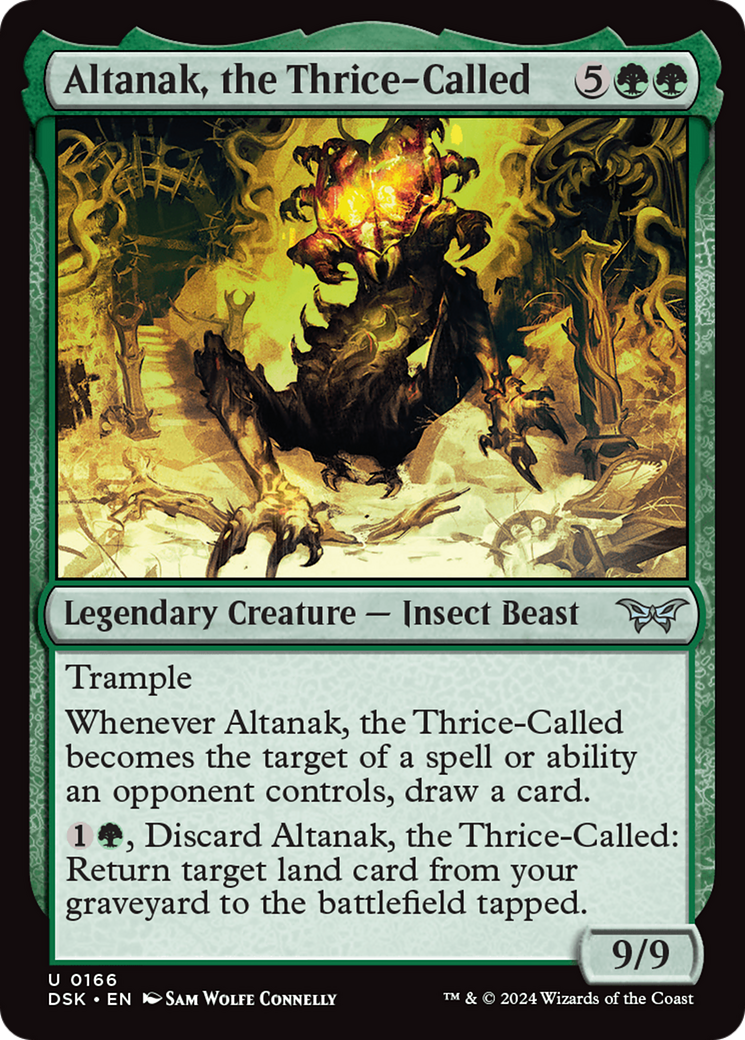 Image of Altanak, the Thrice-Called (DSK-166) - Duskmourn: House of Horror Foil