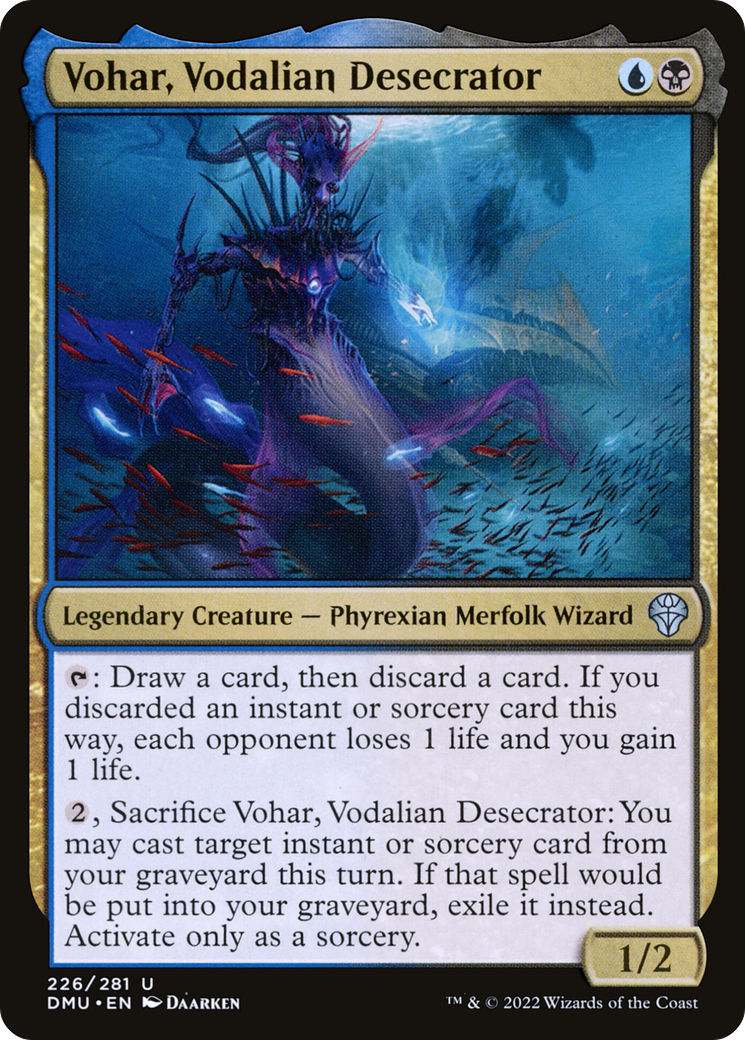Image of Vohar, Vodalian Desecrator (DMU-226) - Dominaria United Foil