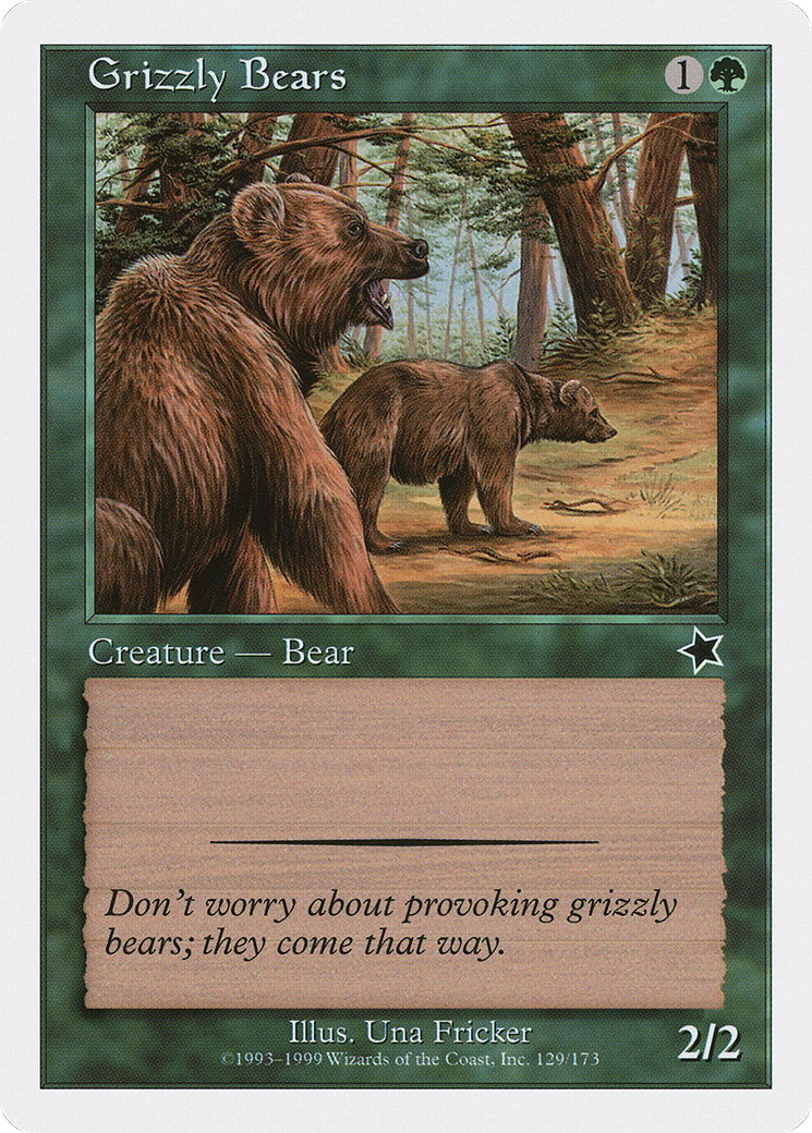 Image of Grizzly Bears (S99-129) - Starter 1999
