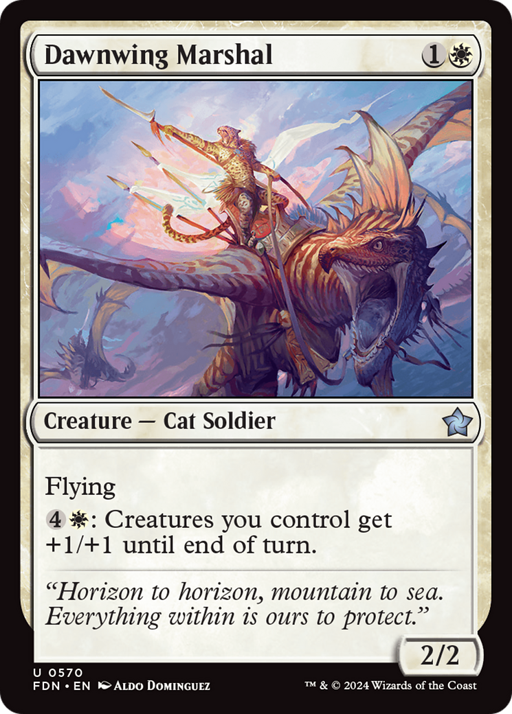 Image of Dawnwing Marshal (FDN-570) - Foundations