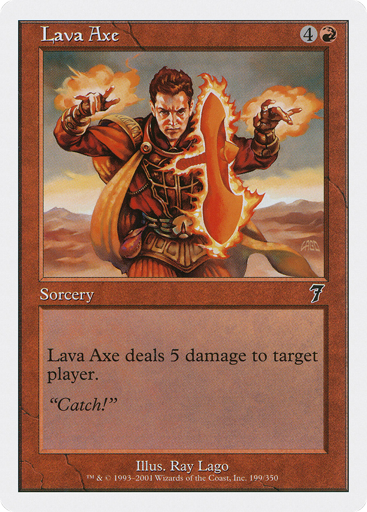 Image of Lava Axe (7ED-199) - 7th Edition