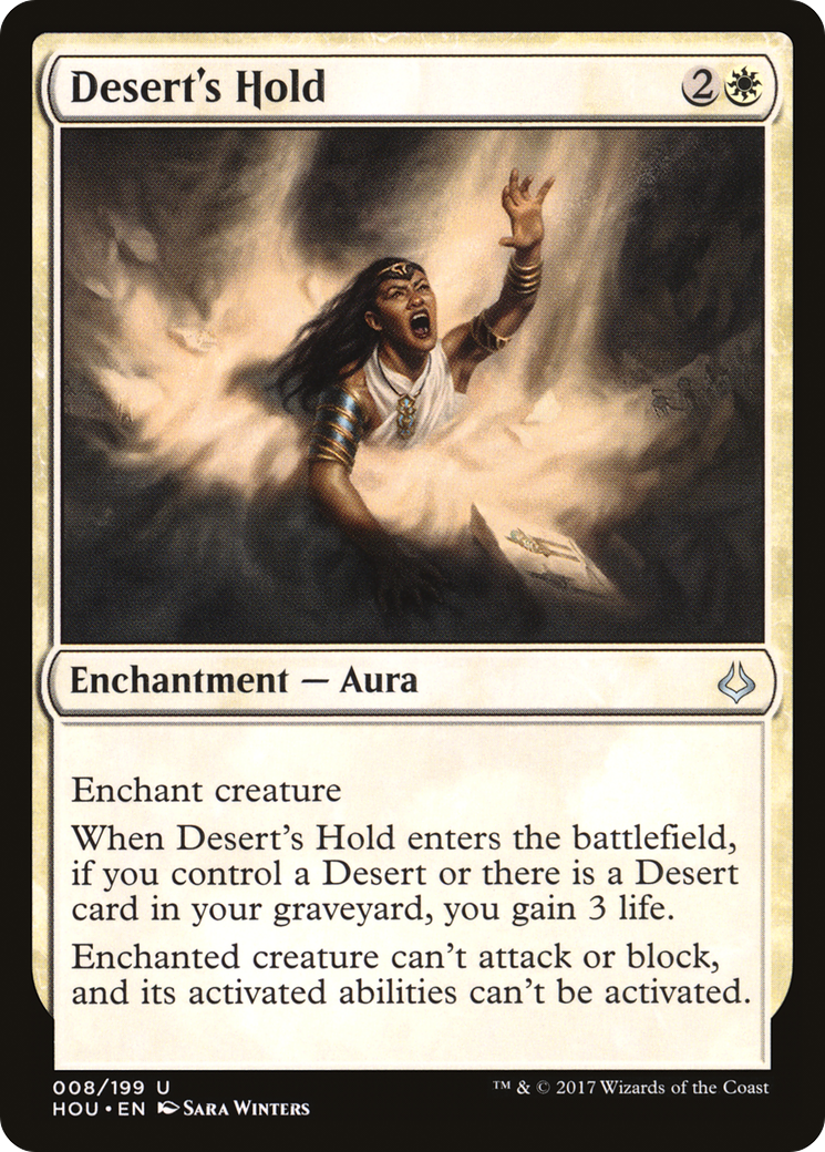 Image of Desert's Hold (HOU-008) - Hour of Devastation Foil