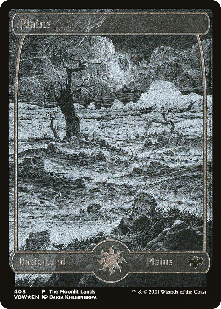 Image of Plains (VOW-408) - Innistrad: Crimson Vow Etched Foil