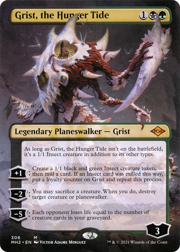 Image of Grist, the Hunger Tide (Borderless) (MH2-306) - Modern Horizons 2 (Borderless)