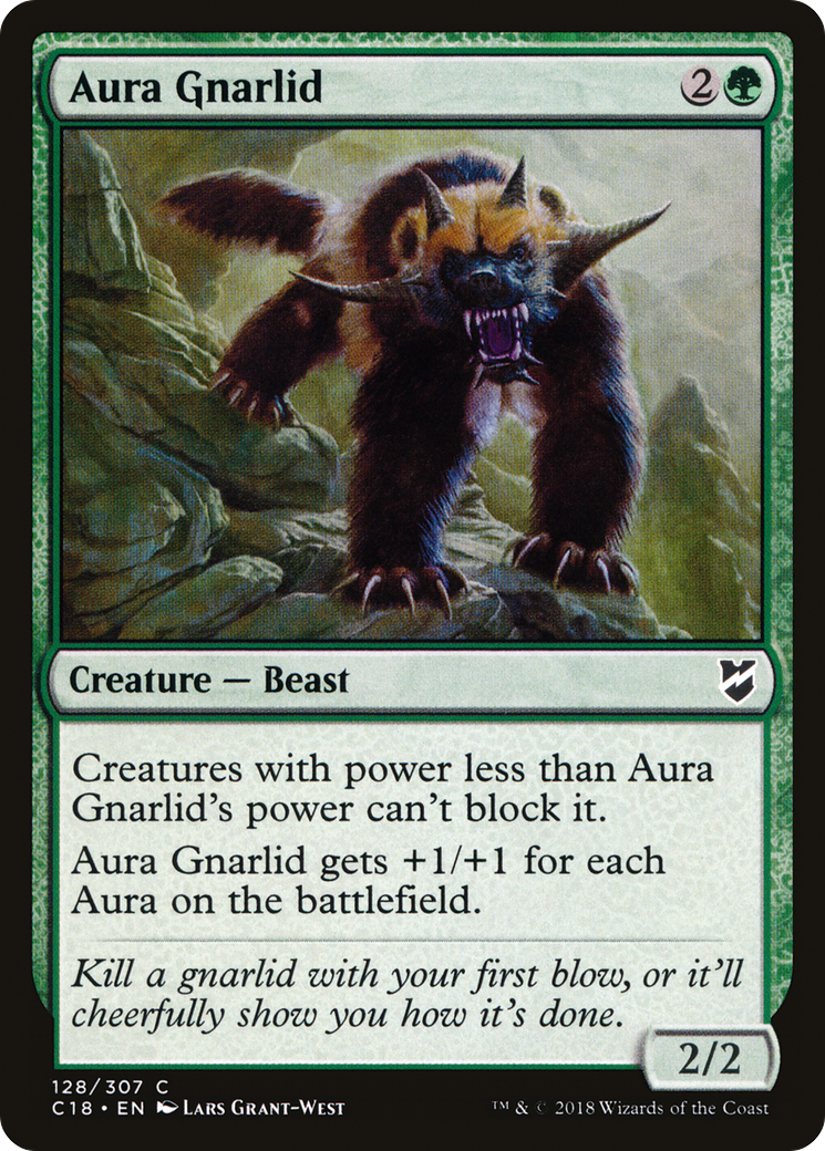 Image of Aura Gnarlid (C18-128) - Commander 2018