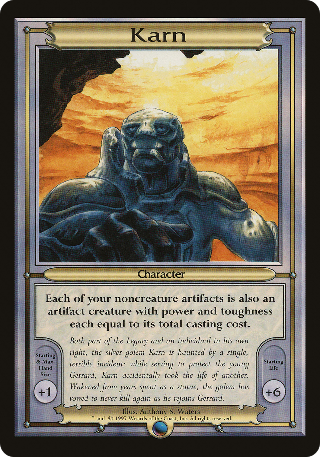 Image of Karn (Oversize) (VNG-) - Vanguard Series