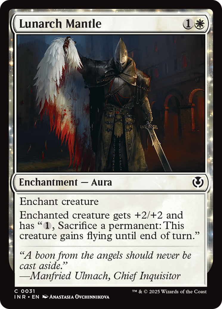 Image of Lunarch Mantle (INR-031) - Innistrad Remastered: (enchantment) Foil