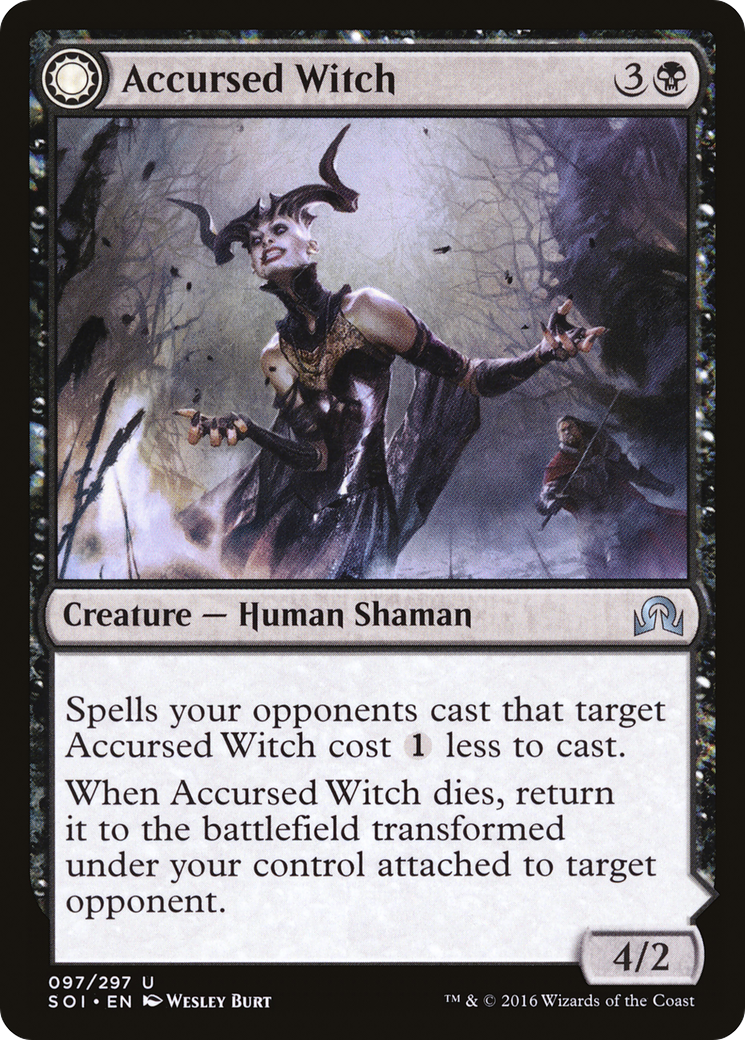 Image of Accursed Witch (SOI-097) - Shadows over Innistrad: (Double Faced Transform) Foil