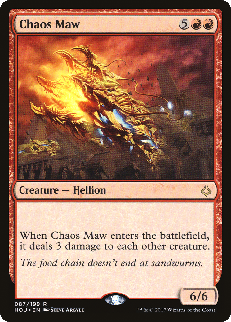 Image of Chaos Maw (HOU-087) - Hour of Devastation Foil
