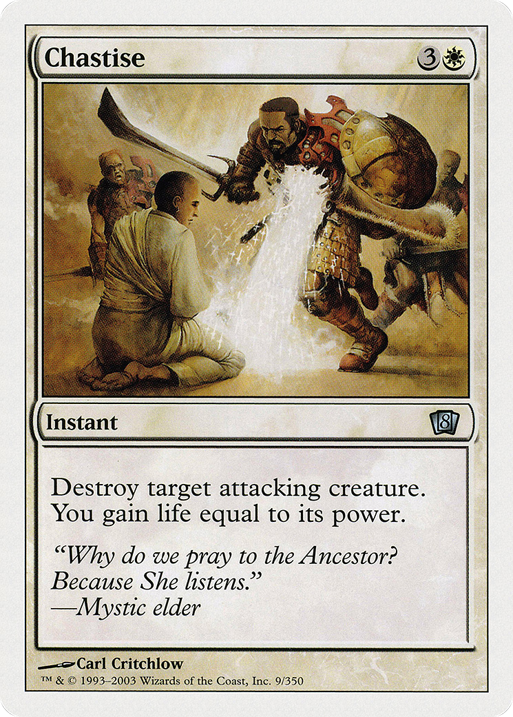 Image of Chastise (8ED-009) - 8th Edition