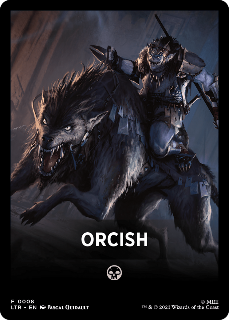 Image of Orcish (FLTR-008) - Tales of Middle-earth Front Cards