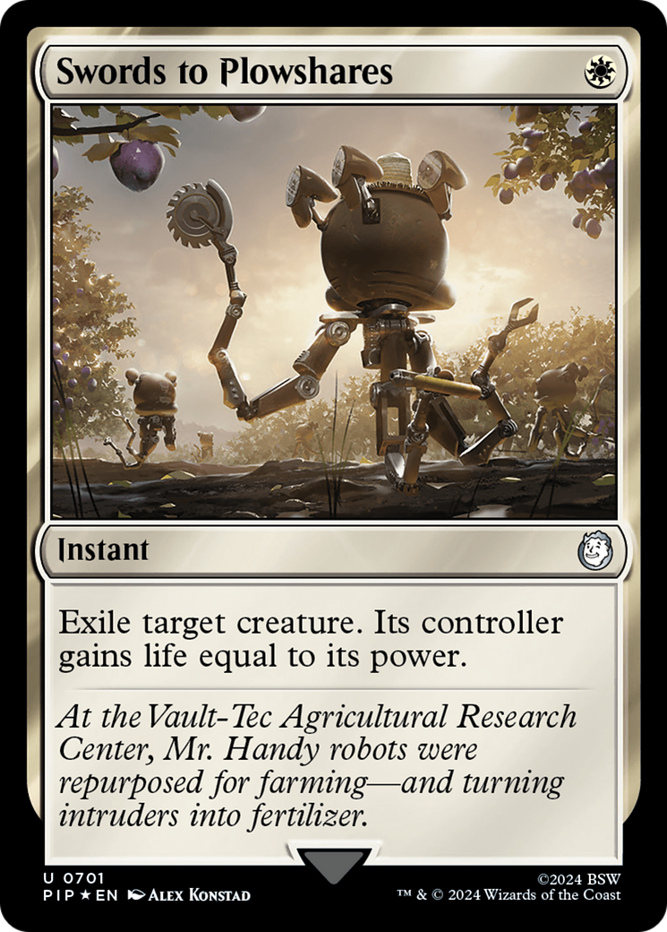 Image of Swords to Plowshares (Surge Foil) (PIP-701) - Fallout Foil