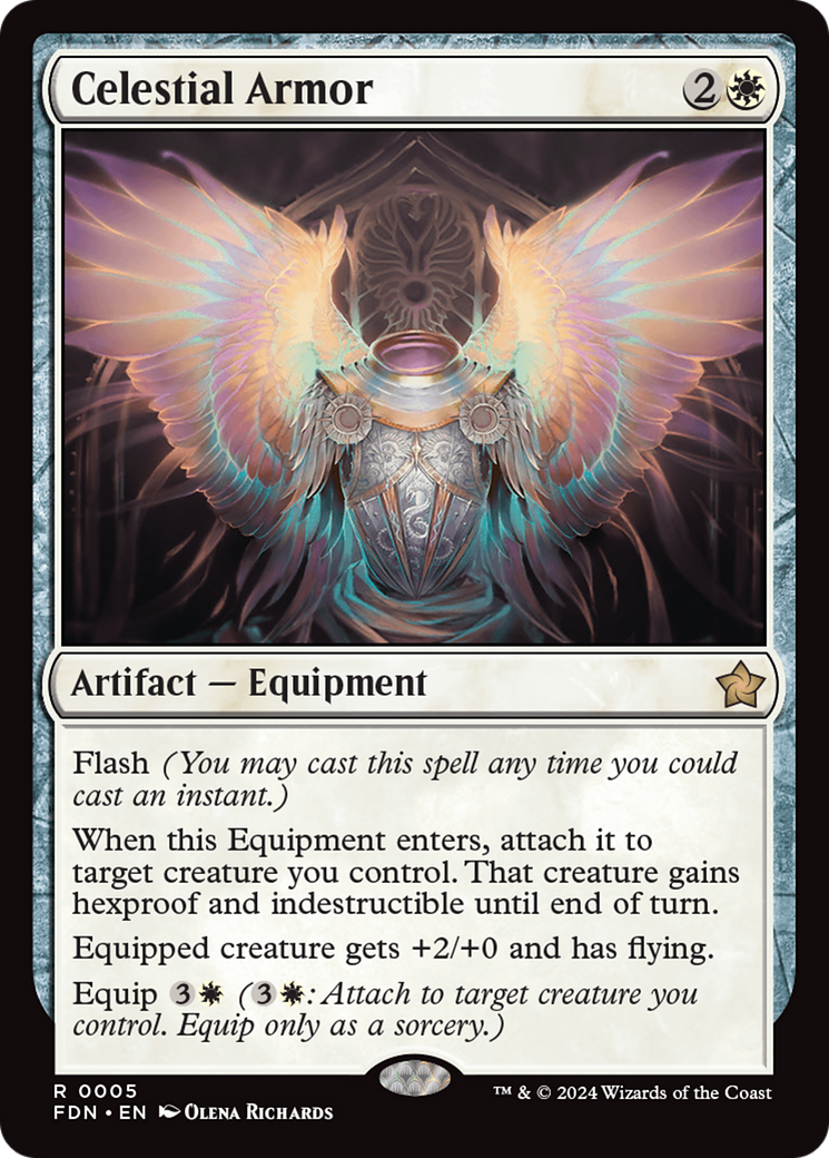 Image of Celestial Armor (FDN-005) - Foundations Foil