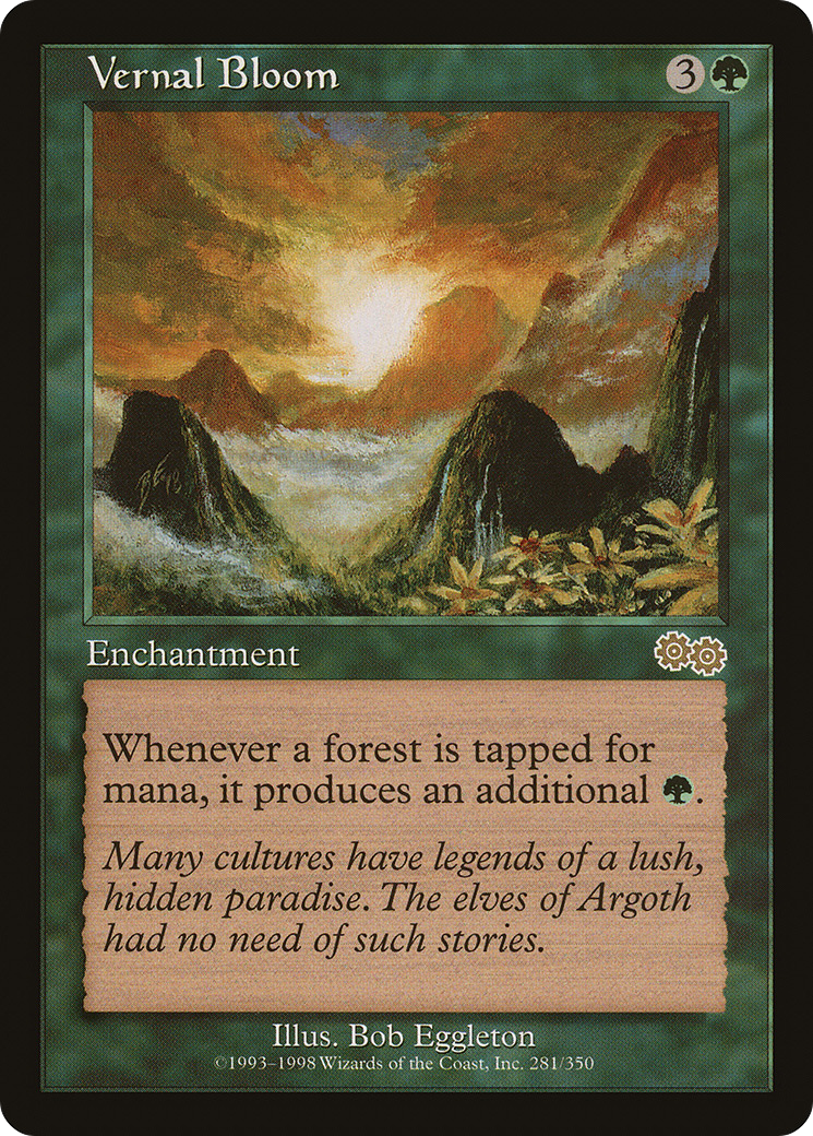 Image of Vernal Bloom (USG-281) - Urza's Saga