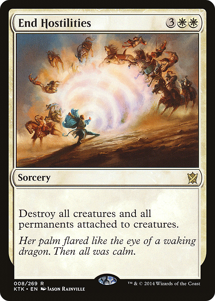 Image of End Hostilities (KTK-008) - Khans of Tarkir Foil