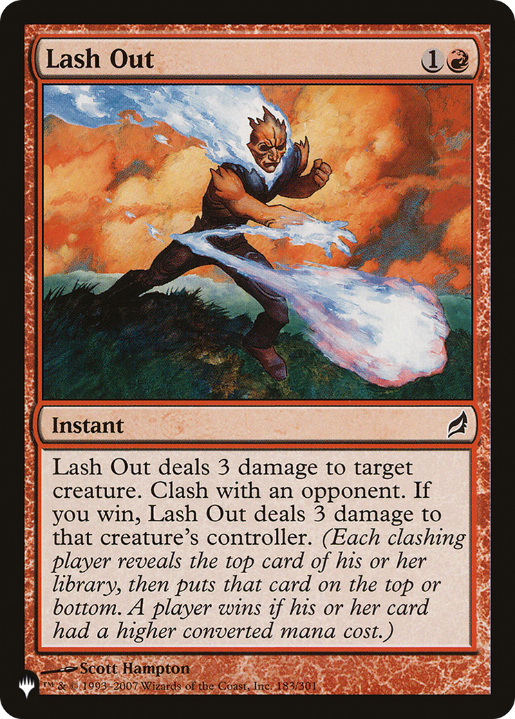 Image of Lash Out (LIST-LRW-183) - The List