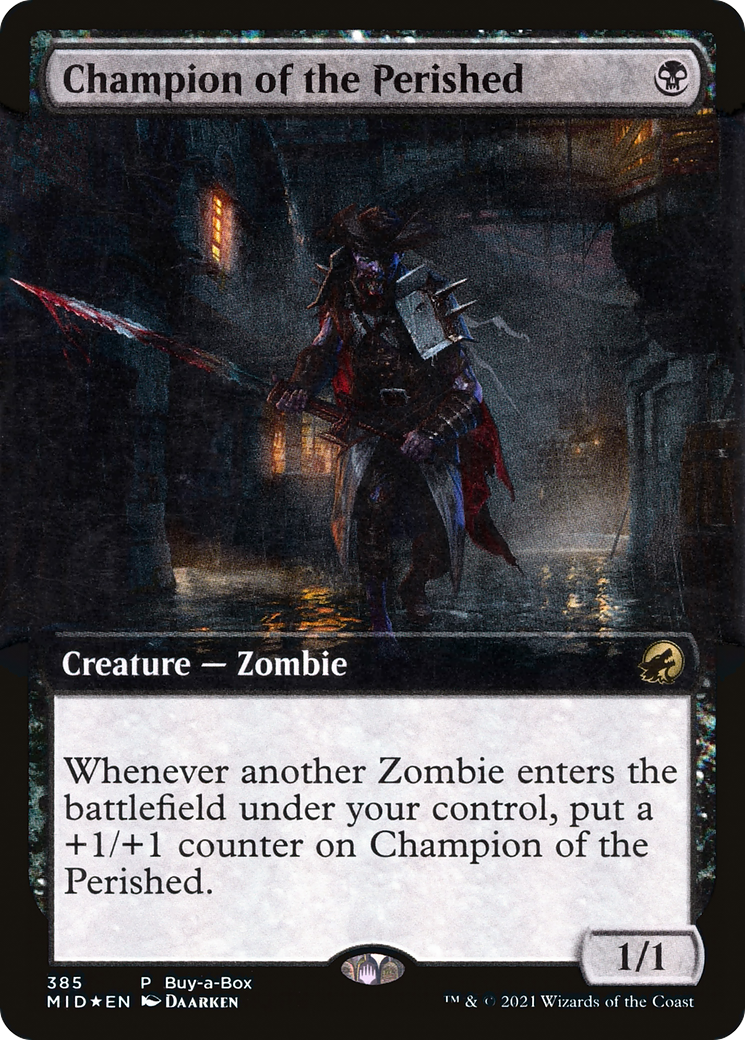 Image of Champion of the Perished (BABP-385) - Innistrad: Midnight Hunt: (Extended Art) Foil