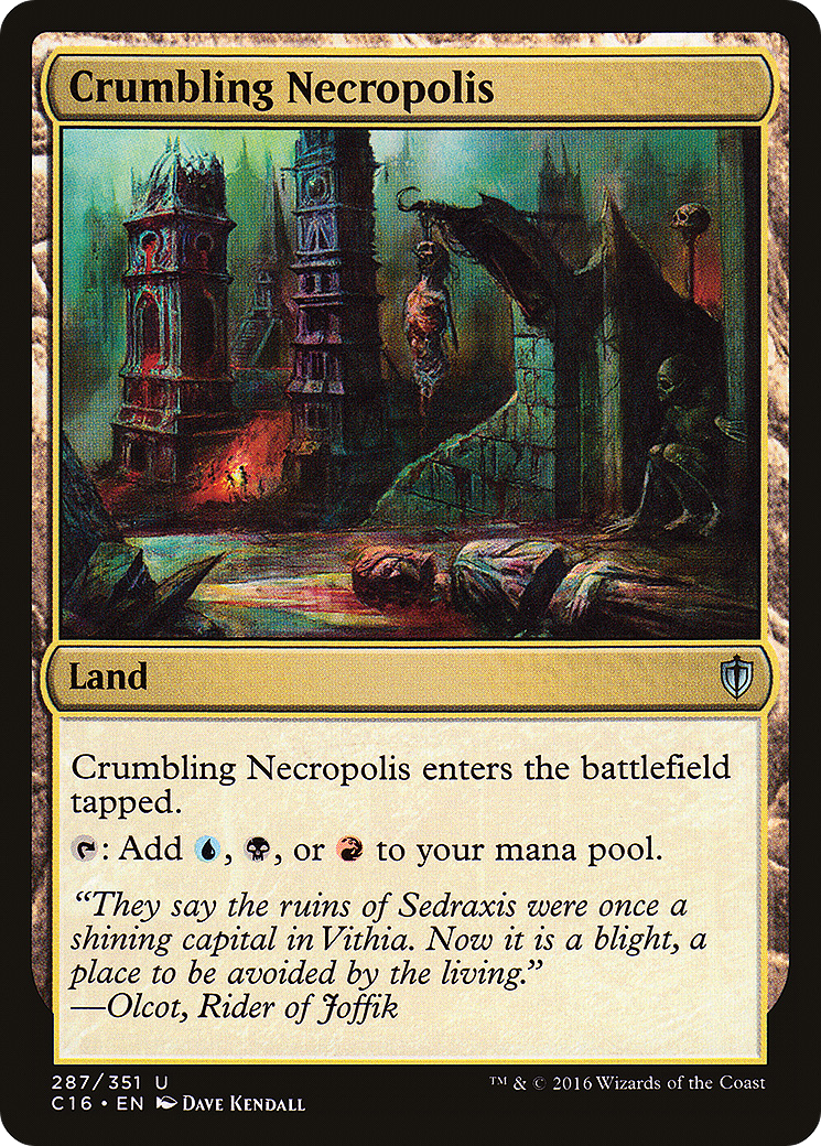 Image of Crumbling Necropolis (C16-287) - Commander 2016