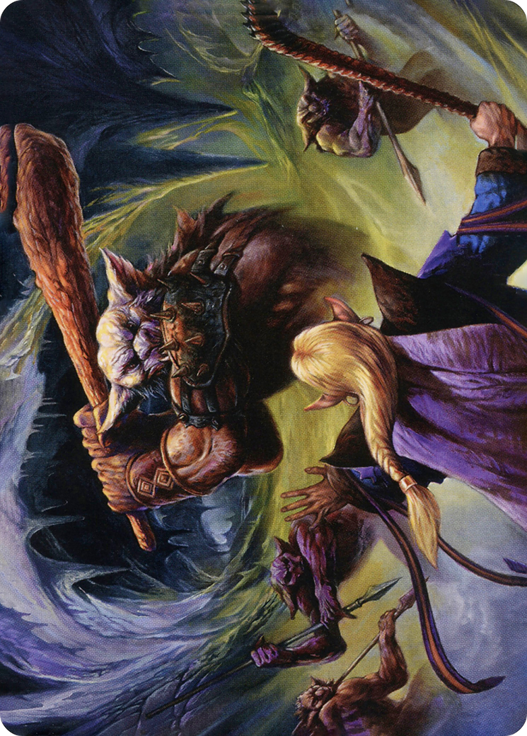 Image of Den of the Bugbear // Den of the Bugbear (AAFR-034) - Adventures in the Forgotten Realms Art Series (Borderless) Foil