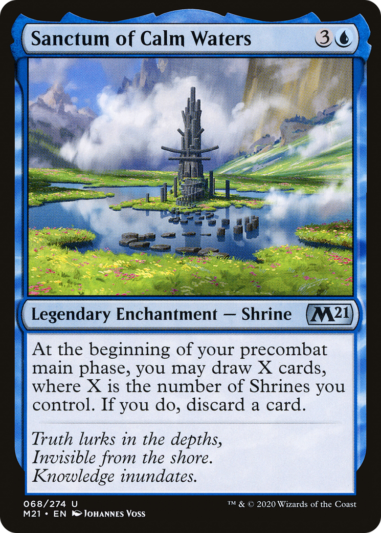 Image of Sanctum of Calm Waters (M21-068) - Core Set 2021