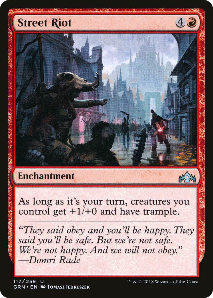 Image of Street Riot (GRN-117) - Guilds of Ravnica