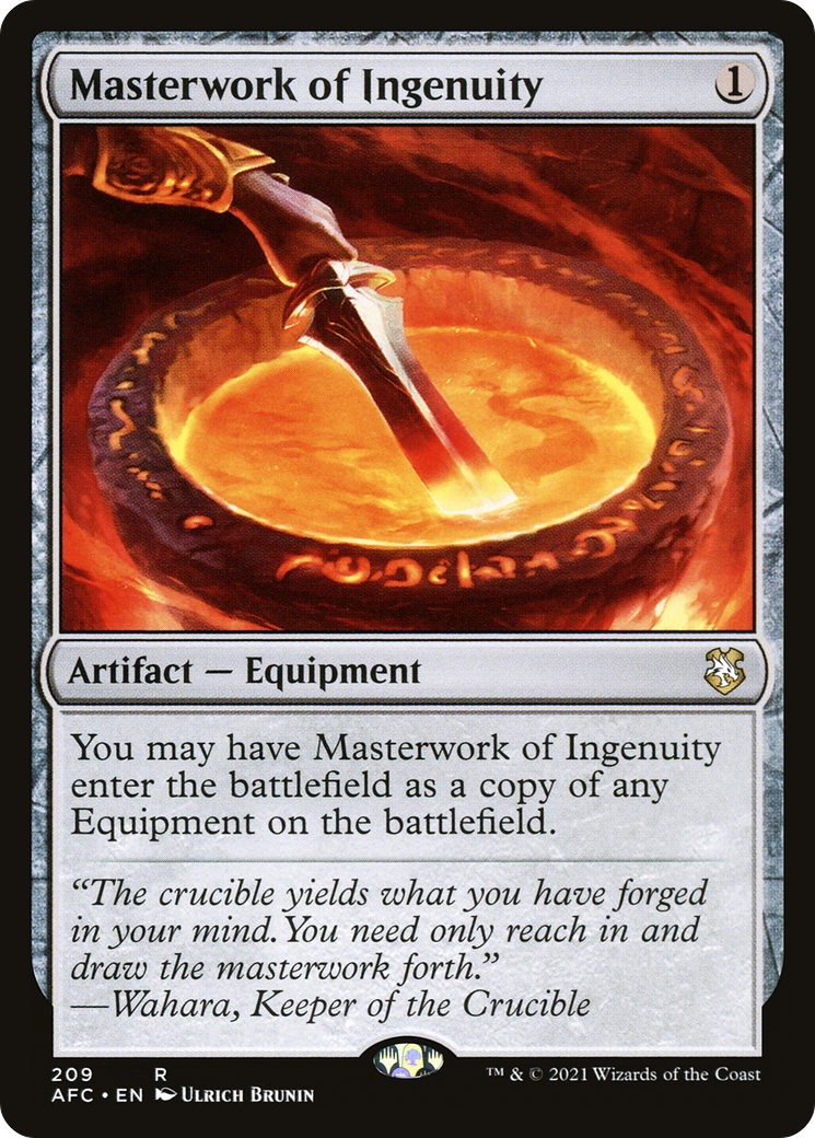 Image of Masterwork of Ingenuity (AFC-209) - Forgotten Realms Commander