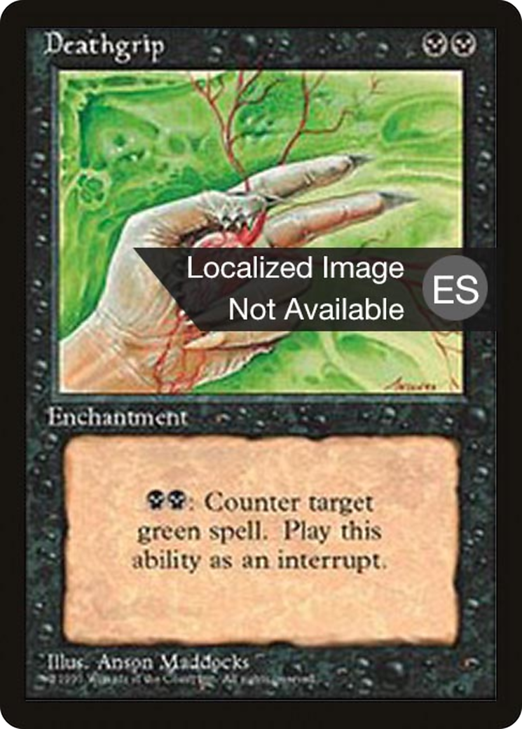 Image of Deathgrip (4BB-014) - Fourth Edition Foreign Black Border