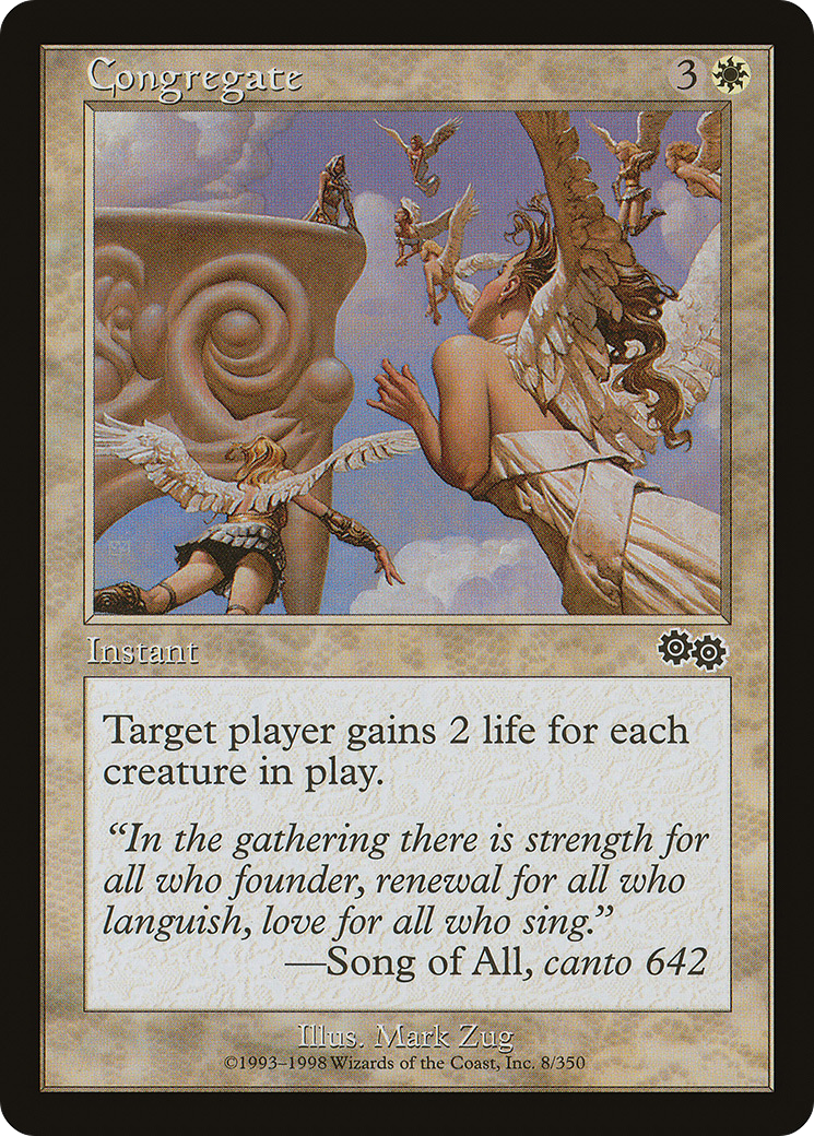 Image of Congregate (USG-008) - Urza's Saga