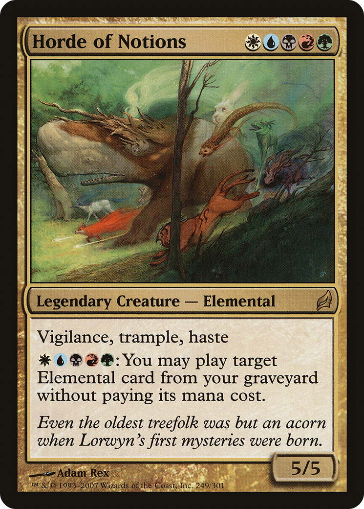 Image of Horde of Notions (LRW-249) - Lorwyn Foil