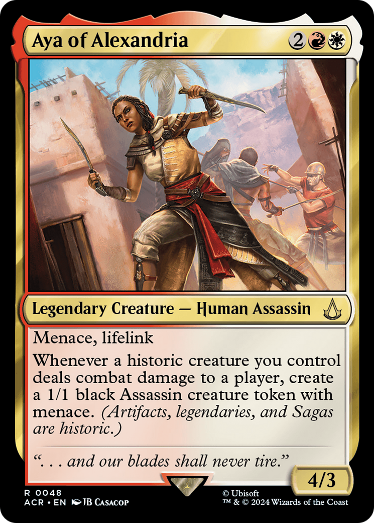 Image of Aya of Alexandria (ACR-048) - Assassin's Creed Foil