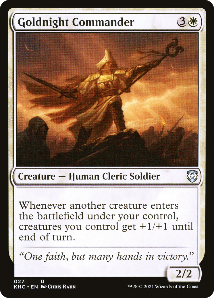 Image of Goldnight Commander (KHC-027) - Kaldheim Commander
