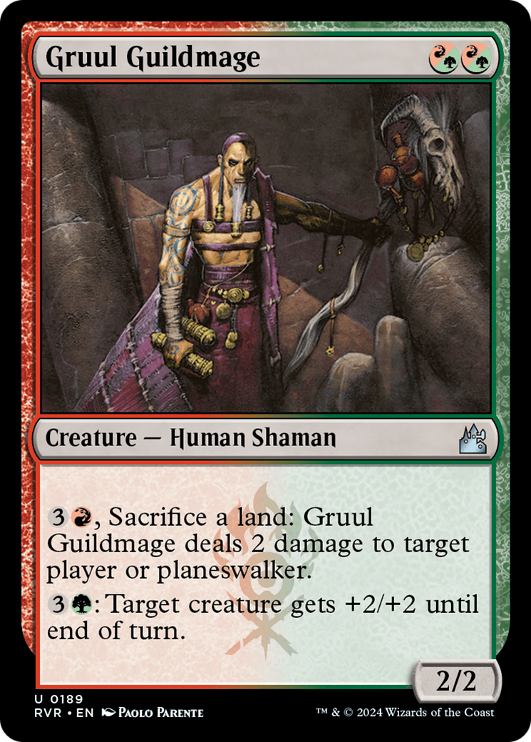 Image of Gruul Guildmage (RVR-189) - Ravnica Remastered