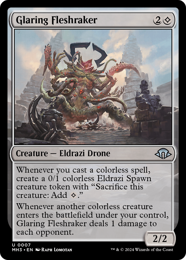 Image of Glaring Fleshraker (MH3-007) - Modern Horizons 3