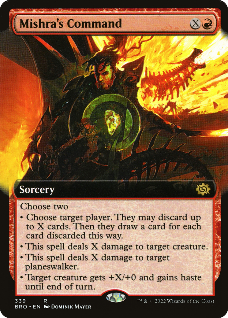 Image of Mishra's Command (Extended Art) (BRO-339) - The Brothers' War: (Extended Art)