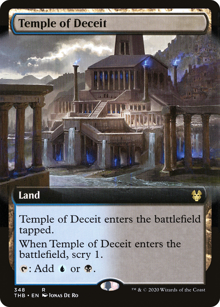 Image of Temple of Deceit (Extended Art) (THB-348) - Theros Beyond Death: (Extended Art)