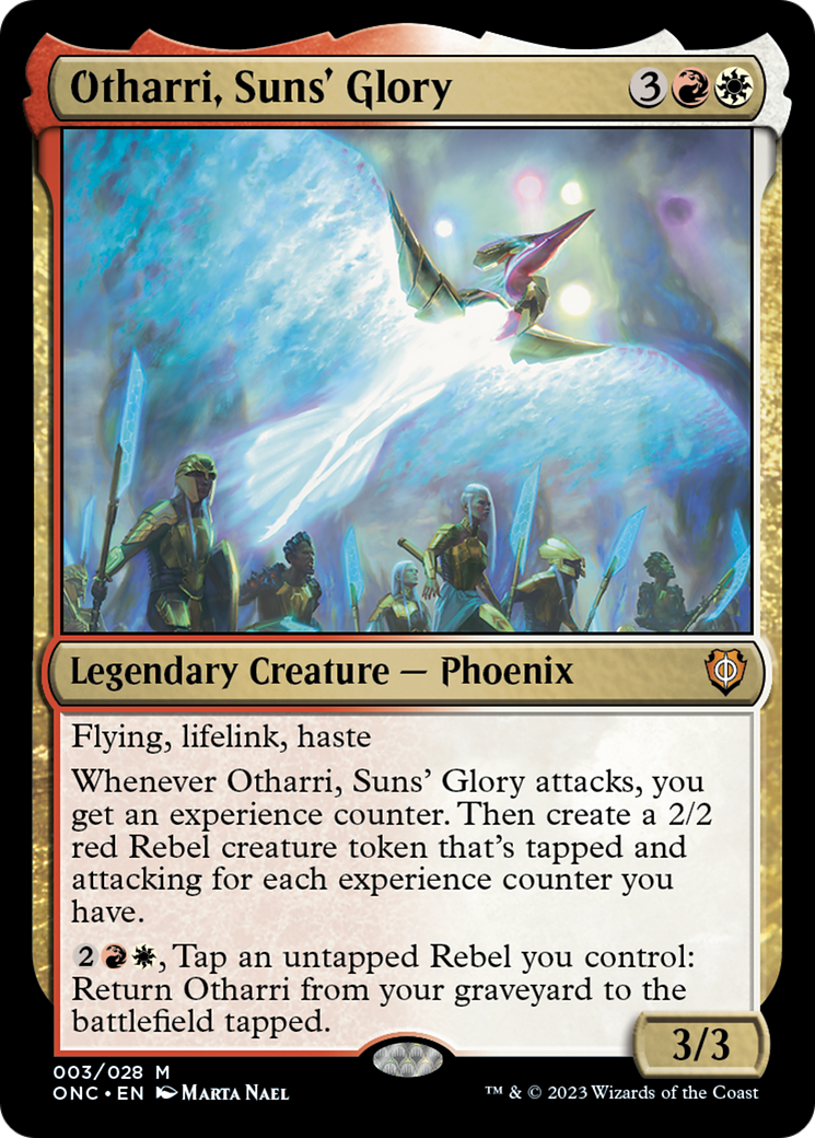 Image of Otharri, Suns' Glory (ONC-003) - Phyrexia: All Will Be One Commander