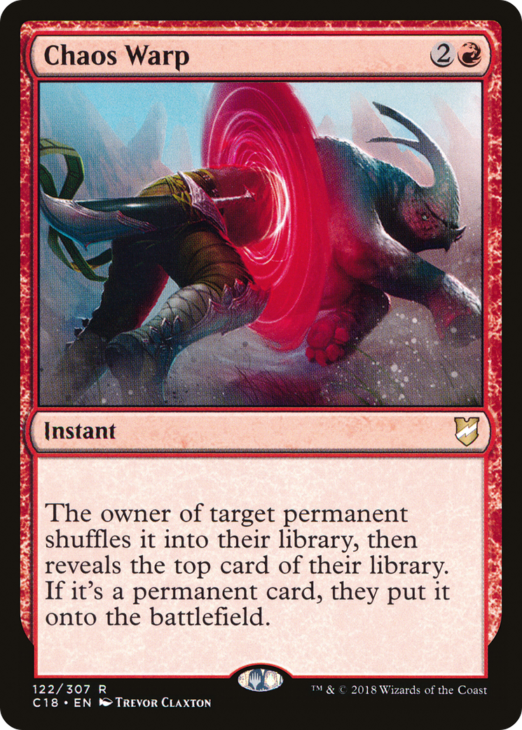 Image of Chaos Warp (C18-122) - Commander 2018