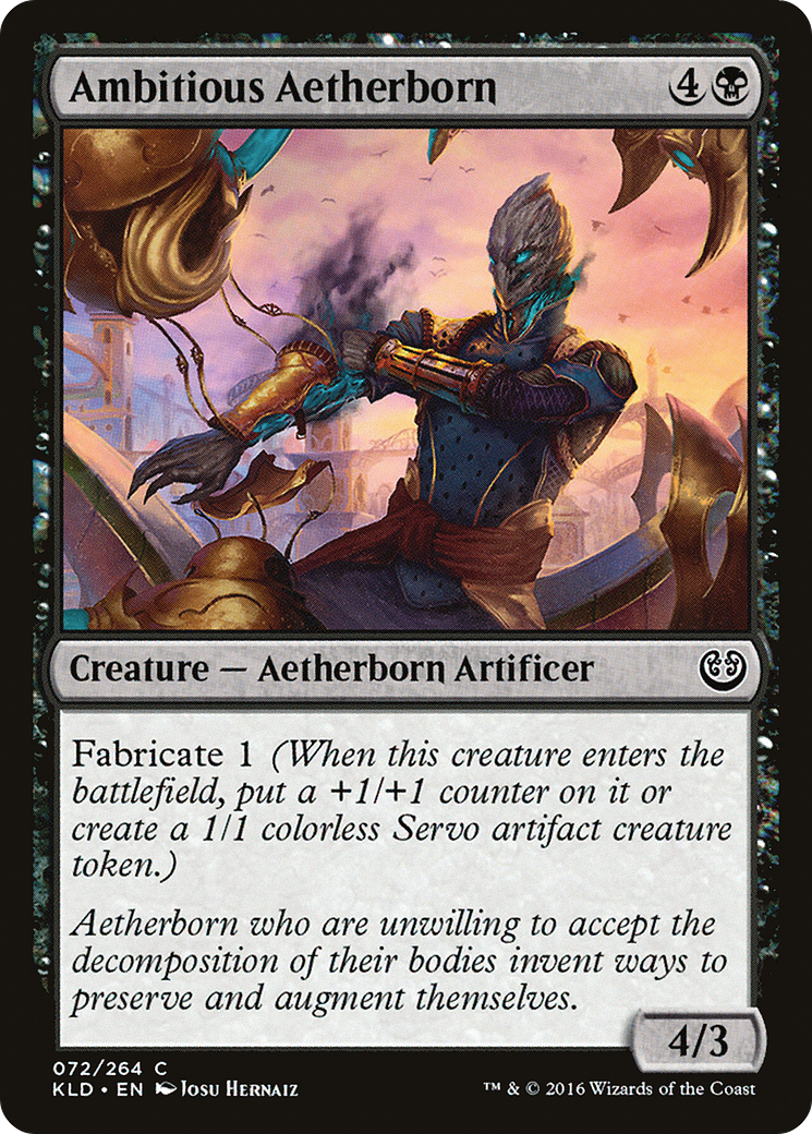 Image of Ambitious Aetherborn (KLD-072) - Kaladesh