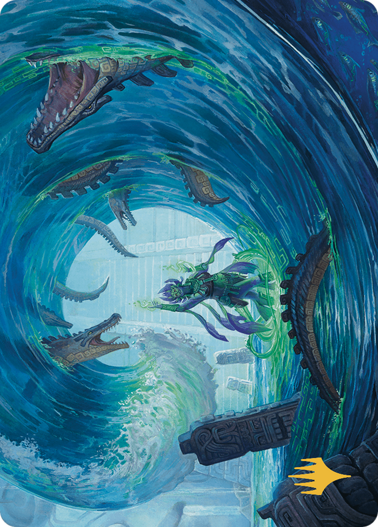 Image of Wave Goodbye // Wave Goodbye (ALCI-076) - The Lost Caverns of Ixalan Art Series (Borderless) Foil