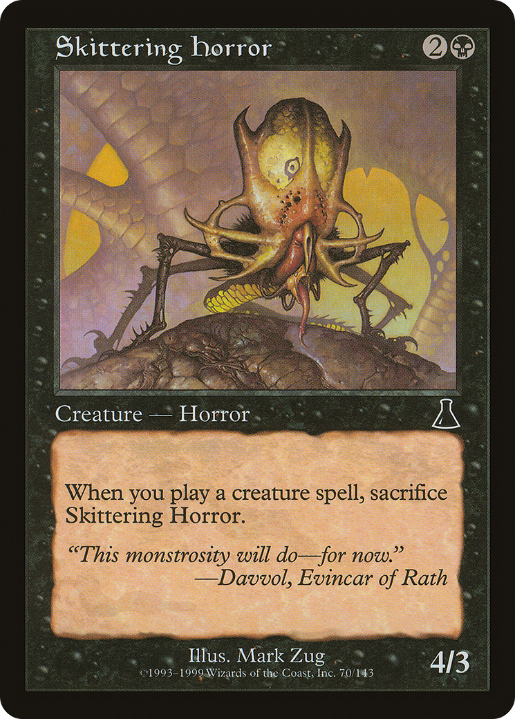 Image of Skittering Horror (UDS-070) - Urza's Destiny