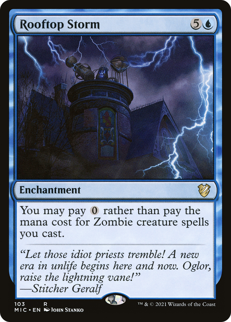 Image of Rooftop Storm (MIC-103) - Midnight Hunt Commander