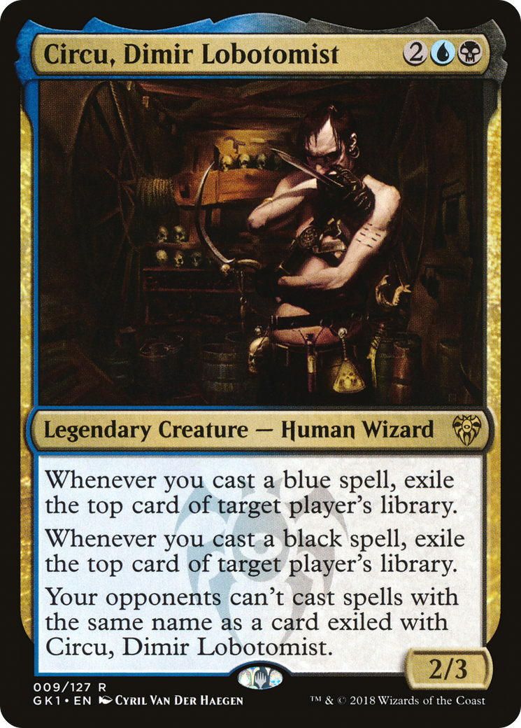 Image of Circu, Dimir Lobotomist (GR1-009) - GRN Guild Kit