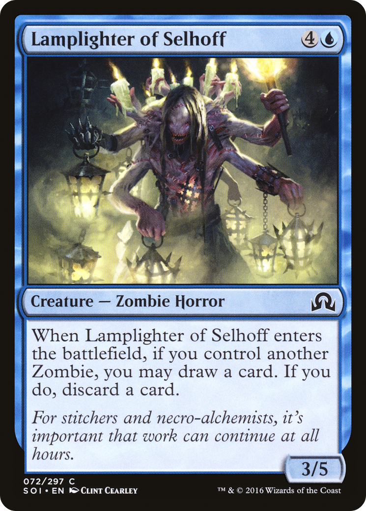 Image of Lamplighter of Selhoff (SOI-072) - Shadows over Innistrad Foil